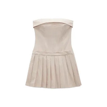 ZARA Sleeveless Dresses Women's Pink