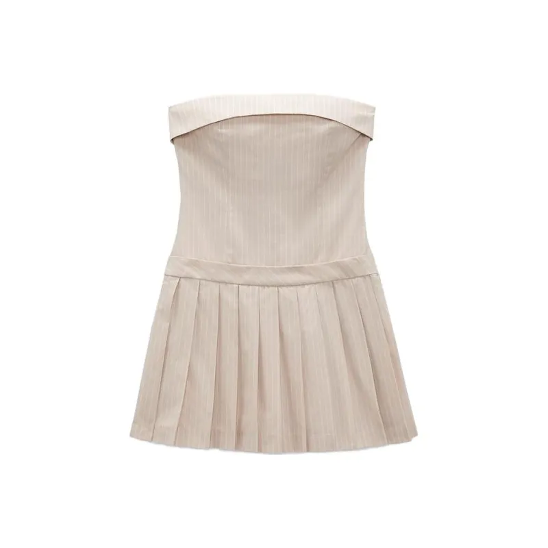 ZARA Sleeveless Dresses Women's Pink-0