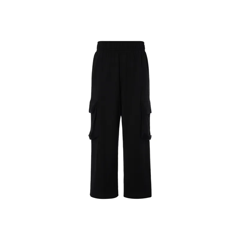 Nike Sportswear Knitted Sports Pants Women's Black-0