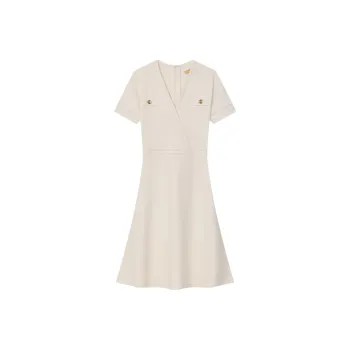 MICHAEL KORS Short Sleeved Dress Women's White