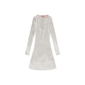 DIESEL M Coleen Logo plaque Dress
