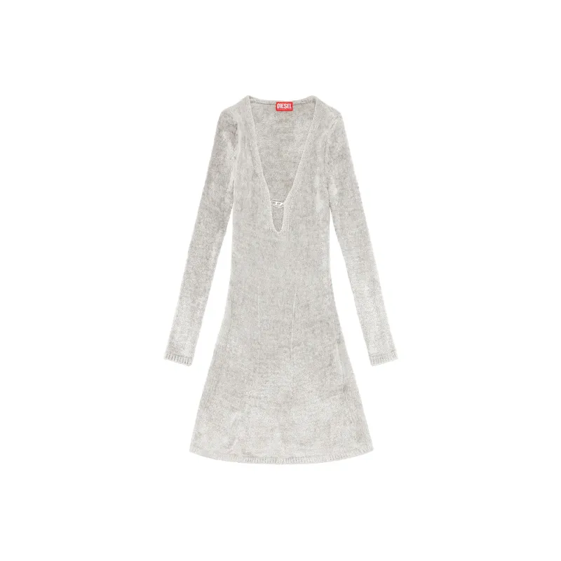 DIESEL M Coleen Logo plaque Dress-0