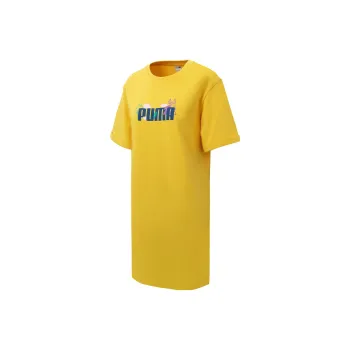 PUMA Short-Sleeved Dresses Women's Yellow