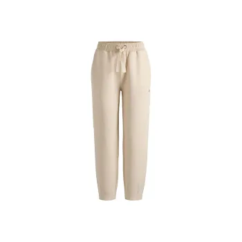 HUGO BOSS Knitted Sweatpants Women's Natural Yellow