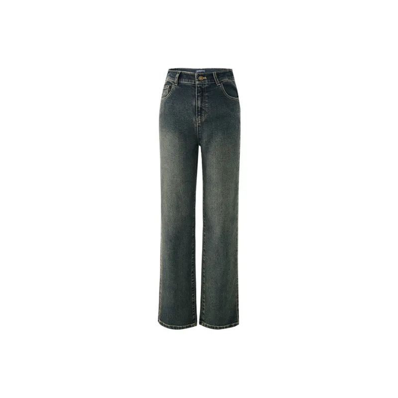 YALIDA Jeans Women's Vintage Blue-0