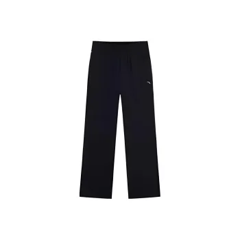 Anta Variety Training Collection Knitted Sweatpants Women's Basic Black