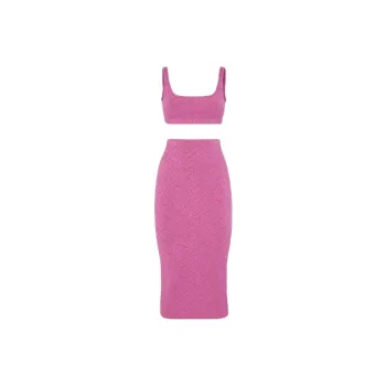 FENDI X Skims Embossed Skirt Set Colorado