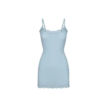 SKIMS FITS EVERYBODY LACE SLIP DRESS Slip Dresses Women's DENIM/Denim