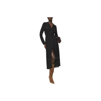 REFORMATION Kristen Dress Long-Sleeved Dresses Women's Black