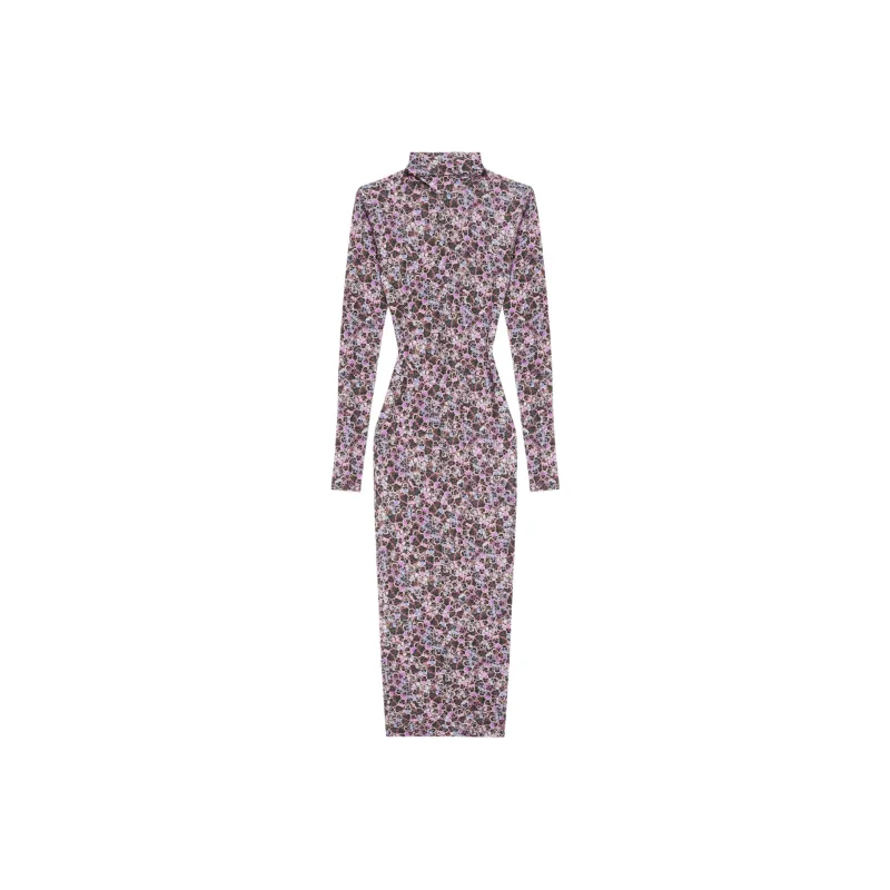 ISABEL MARANT Vanessa Allover Graphic Printed Midi Dress-0
