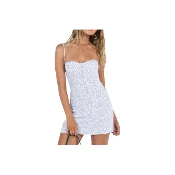PRINCESS POLLY KENZIE MINI DRESS Slip Dresses Women's Blue