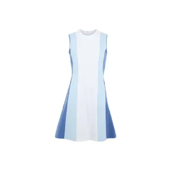 J.Lindeberg Sleeveless Dress Women's Blue White