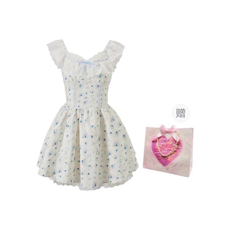 Peaches Peaches Short Sleeved Dress Women's-20