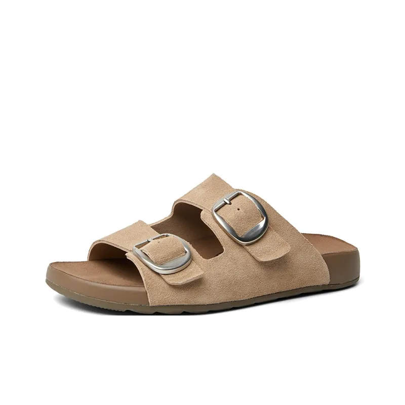 PT'SON Rubber Sole Abrasion Resistant Slide Slippers Women's-6