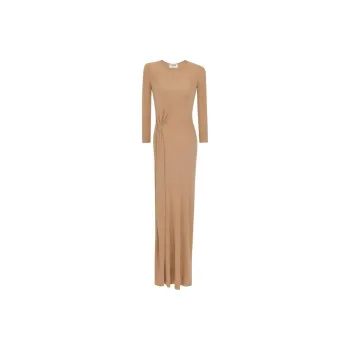 SAINT LAURENT Knot detail Maxi Dres