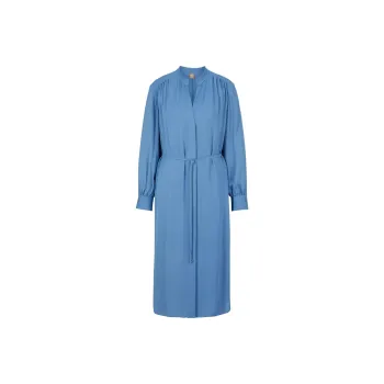 HUGO BOSS Long-Sleeved Dresses Women's Blue