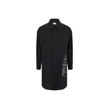 MM6 Maison Margiela Poplin Texture Shirt Dress