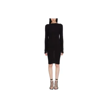 RICK OWENS Knitted Mini Dress