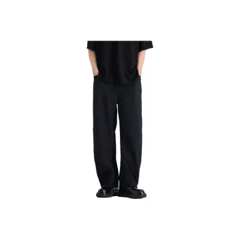 WILD LEADER Casual Pants Men Dark Black[XXKW5138W96]
