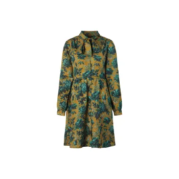 BARBOUR Mini Dress Long-Sleeved Dresses Women's Green