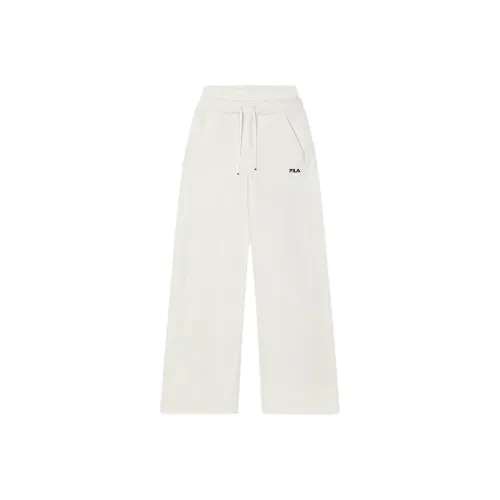 FILA Knitted Sweatpants Women's Steam White