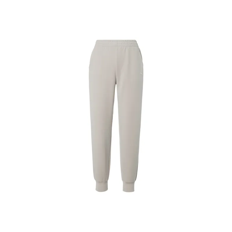 Anta Variety Training Collection Knitted Sports Pants Women's Galaxy Gray-0
