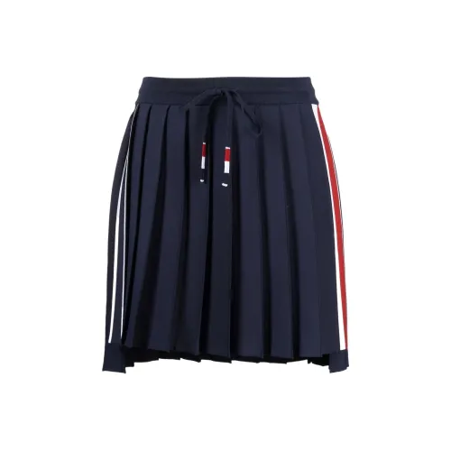 THOM BROWNE Rwb Pleated High Waist Mini Skirt