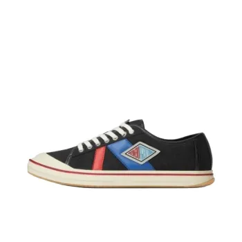 Bottega Veneta Eliot Low Top Canvas Shoes Unisex Black