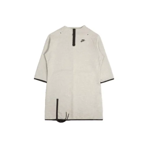 Nike Long Sleeved Dresses Women's Gray