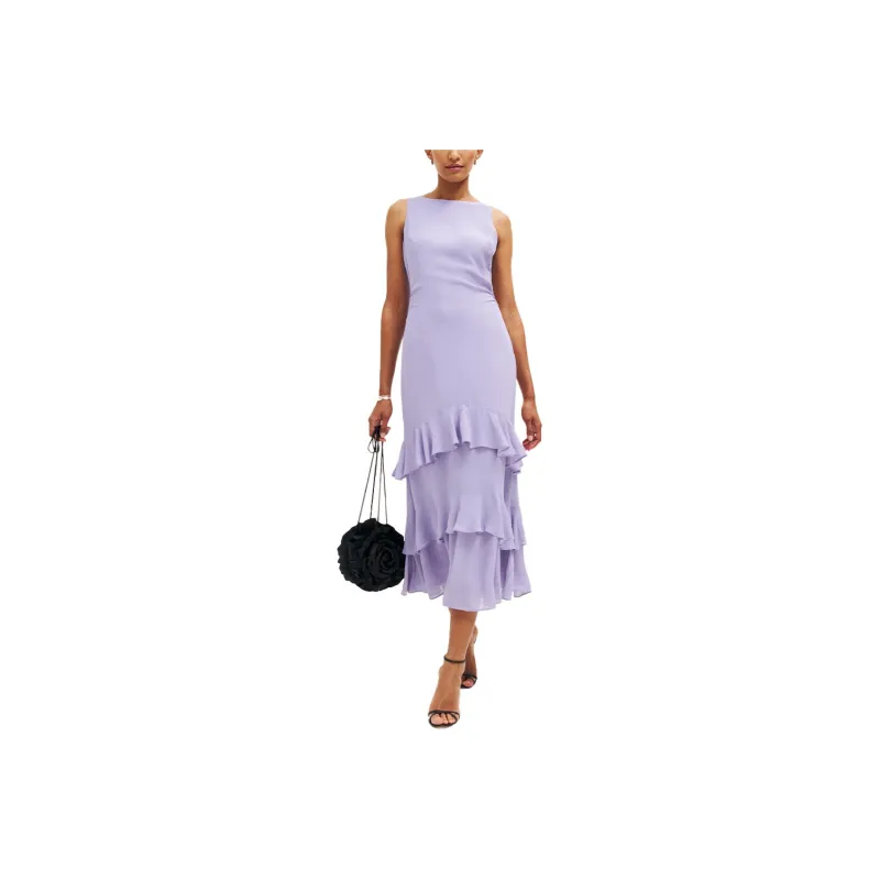 Reformation Sleeveless Dresses Women's Purple-0