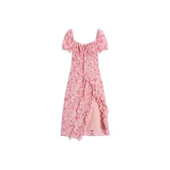 Lookinto Short Sleeved Dresses Women's Image Color