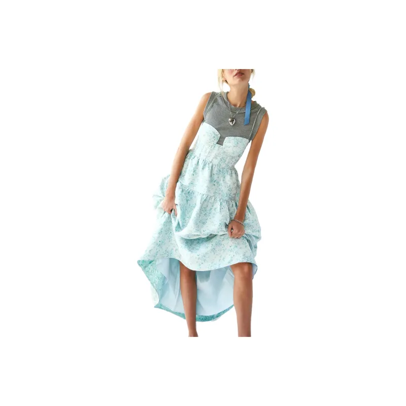 FREE PEOPLE Maison Amory The Windsor Maxi Dress Slip Dresses Women's Morning Dew-0