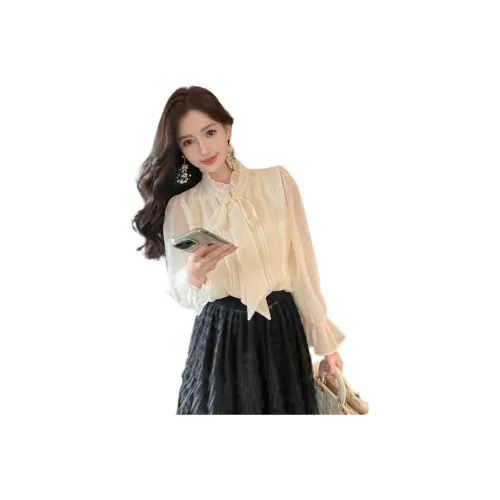 XIANSINIAO Chiffon Shirt Women's