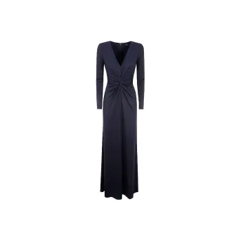 Ralph Lauren V Neck Stretched Gown
