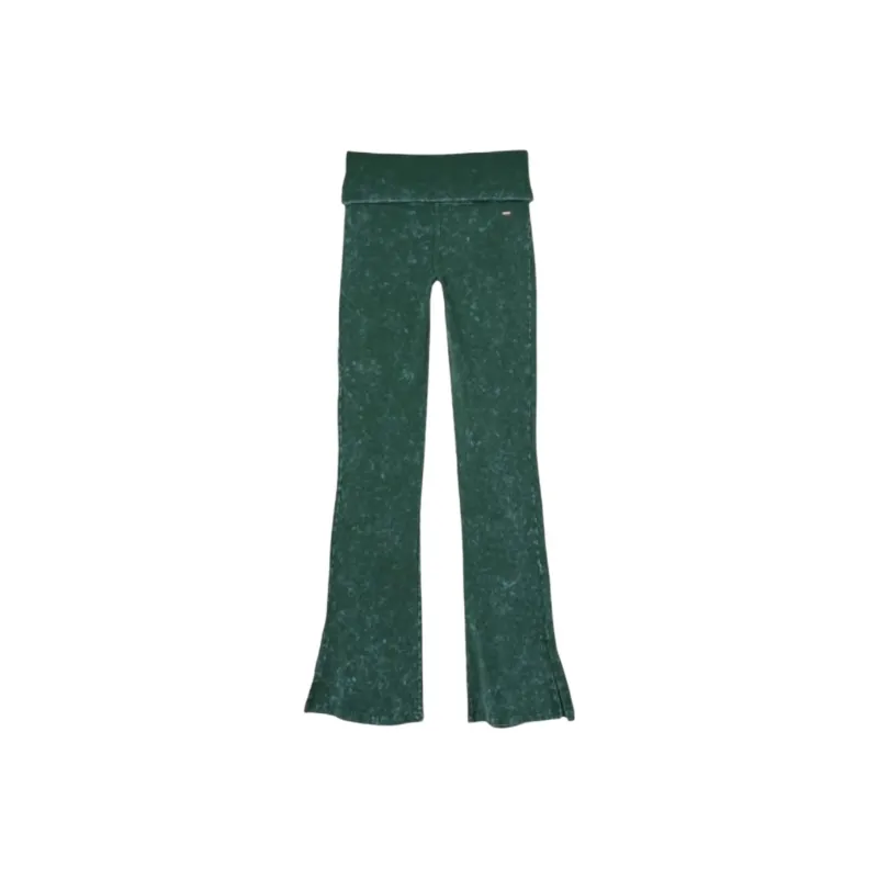 Victoria's Secret PINK Knitted Sports Pants Women's Green-0