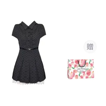 Qiuerle Short Sleeved Dress Women's