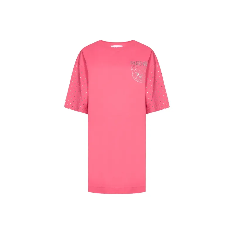 MOSCHINO Short-Sleeved Dresses Women's Pink-0