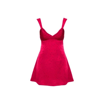 PRINCESS POLLY EVADINE MINI DRESS Slip Dresses Women's RED/Red