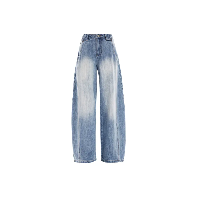 Wen Shan Jeans Women's Vintage Blue-5