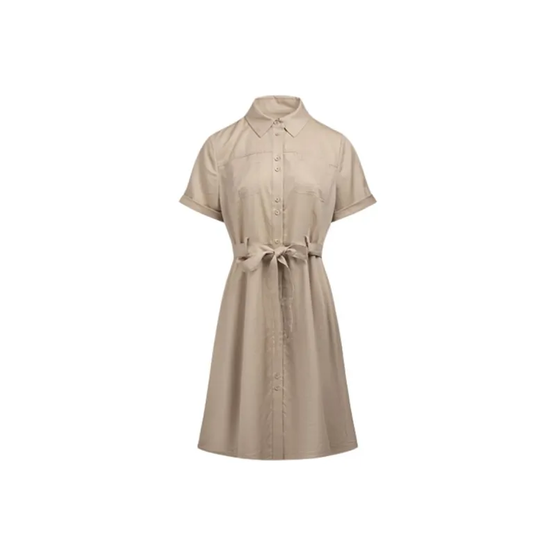 Hush Puppies Short Sleeved Dress Women's Linen-0
