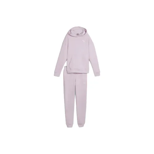 PUMA Loungewear Suit Casual Suit Women's Light Purple