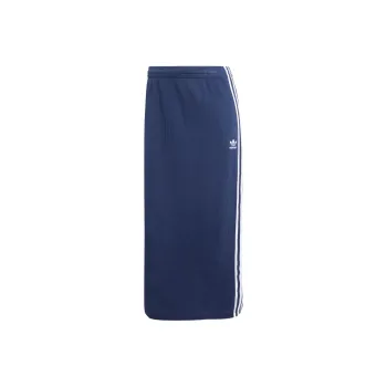 Adidas Originals Knit Long Skirt Women's Navy Blue