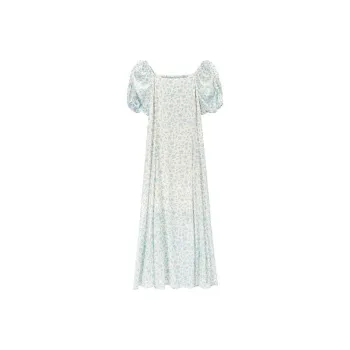 Fragment SS24 Short Sleeved Dress Women's Blue White