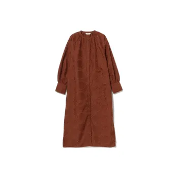 Beams Long Sleeved Dress Women's Brown