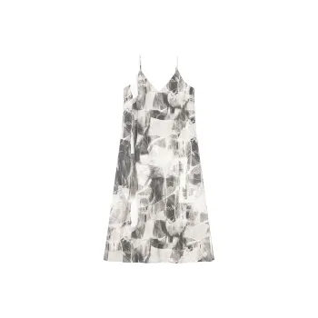 NANS STUDIO Sleeveless Dress Women's DARK GRAY/Black Gray