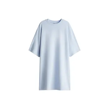 H&M Short Sleeved Dresses Women's Light Blue