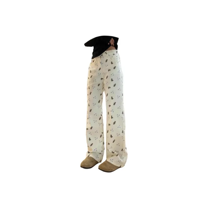 FOREVER 21 Jeans Women's Bear Print-0