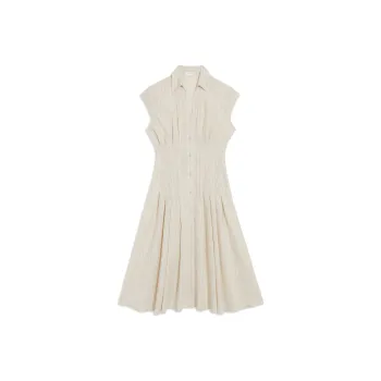 Sandro Sleeveless Dress Women's Light Brown