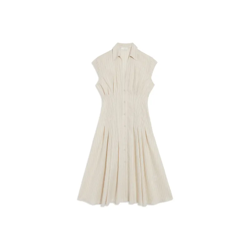 Sandro Sleeveless Dress Women's Light Brown-0