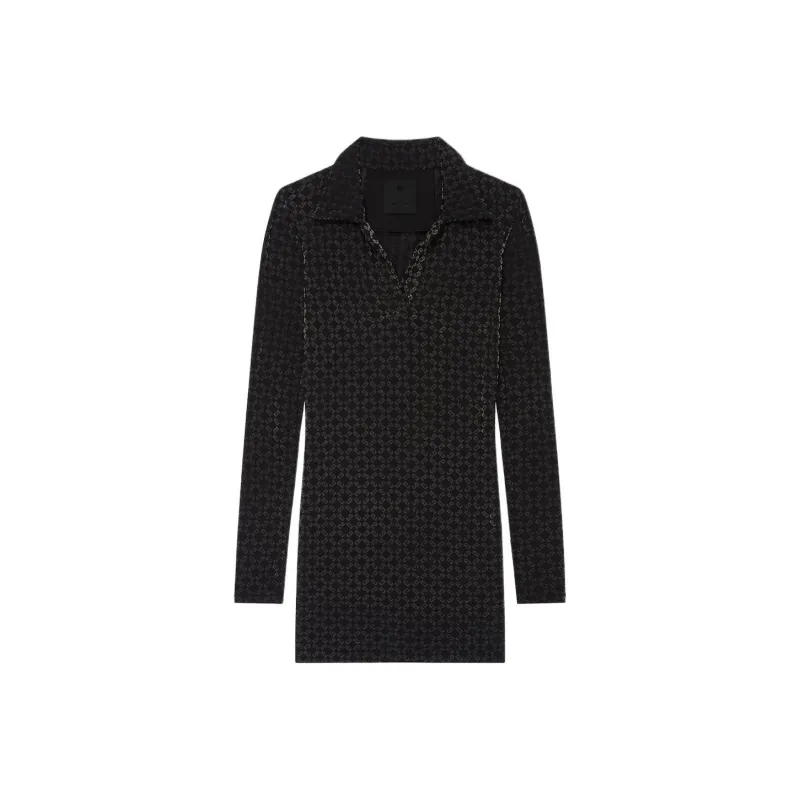 GIVENCHY FW24 Long-Sleeved Dresses Women's Black-0